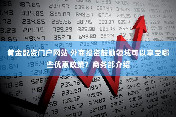 黄金配资门户网站 外商投资鼓励领域可以享受哪些优惠政策？商务部介绍