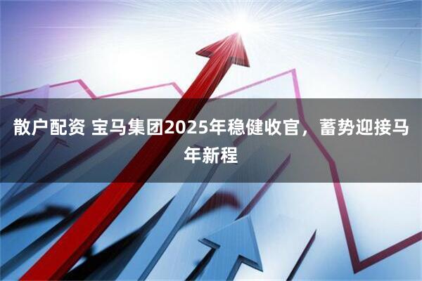 散户配资 宝马集团2025年稳健收官，蓄势迎接马年新程